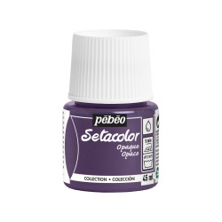Farba do skór Setacolor Opaque - Pébéo - Retro Violet 45 ml