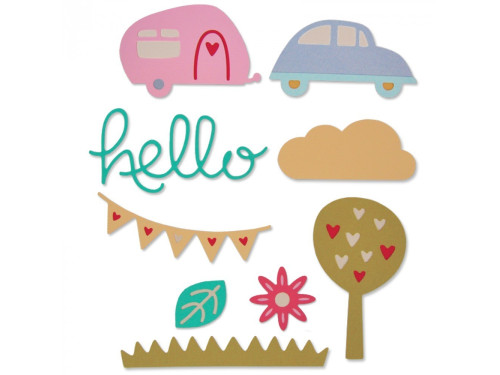 Sizzix Thinlits Die Set - Thinlits Die - Great Outdoors - 9 pc.