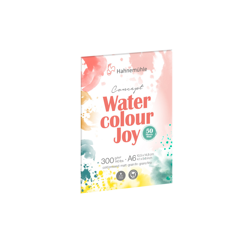 Blok do akwareli Watercolour Joy A6 - Hahnemühle - 300 g 50 ark.