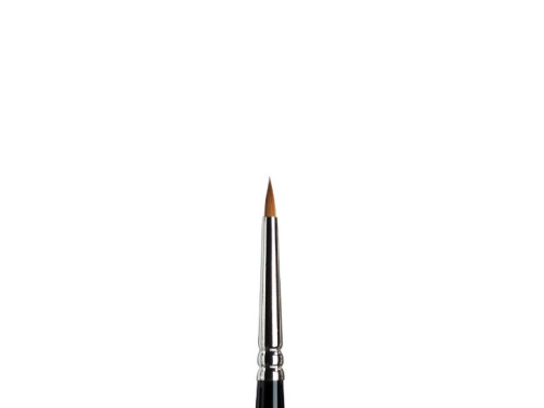 Round Kolinsky Sable Miniature brush series 7 - Winsor & Newton - short handle no. 4