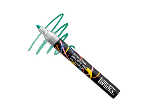 Marker akrylowy - Liquitex - Metallic Aqua 2 mm