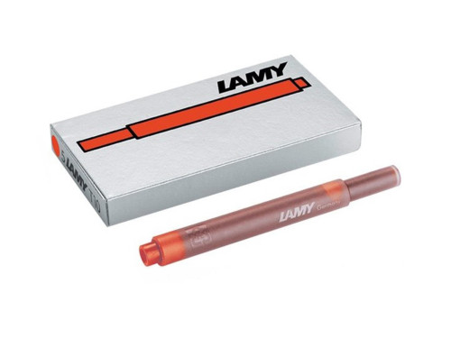 Naboje atramentowe T10 - Lamy - czerwone, 5 szt.