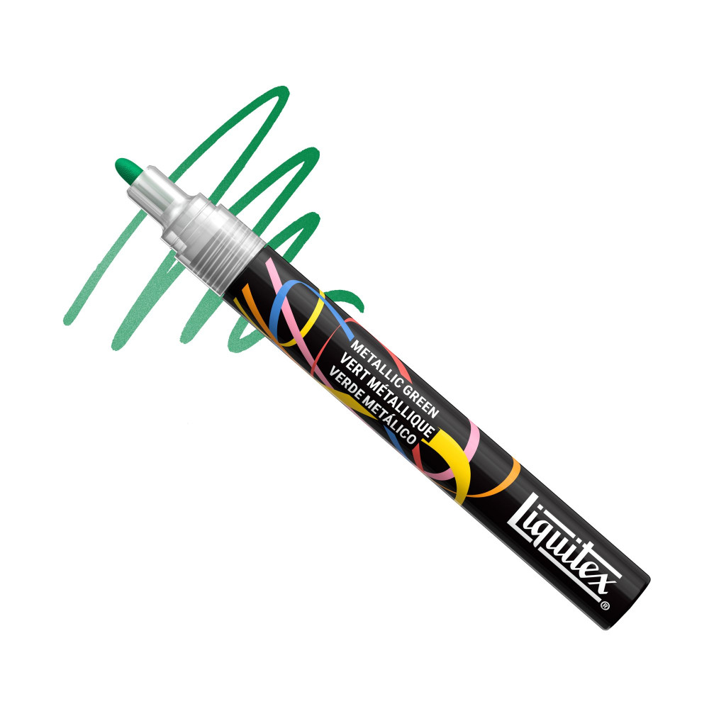 Acrylic Paint Marker – Liquitex – Metallic Green 2 mm