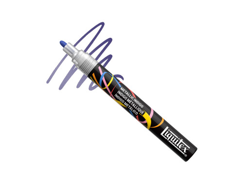 Marker akrylowy - Liquitex - Metallic Indigo 2 mm