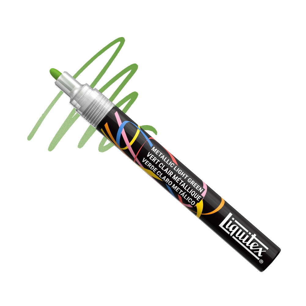 Acrylic Paint Marker – Liquitex – Metallic Light Green 2 mm