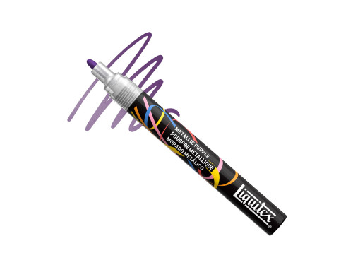 Marker akrylowy - Liquitex - Metallic Purple 2 mm