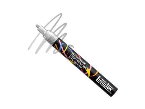 Marker akrylowy - Liquitex - Metallic Silver 2 mm