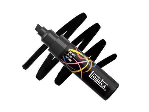 Marker akrylowy - Liquitex - Black 8 mm