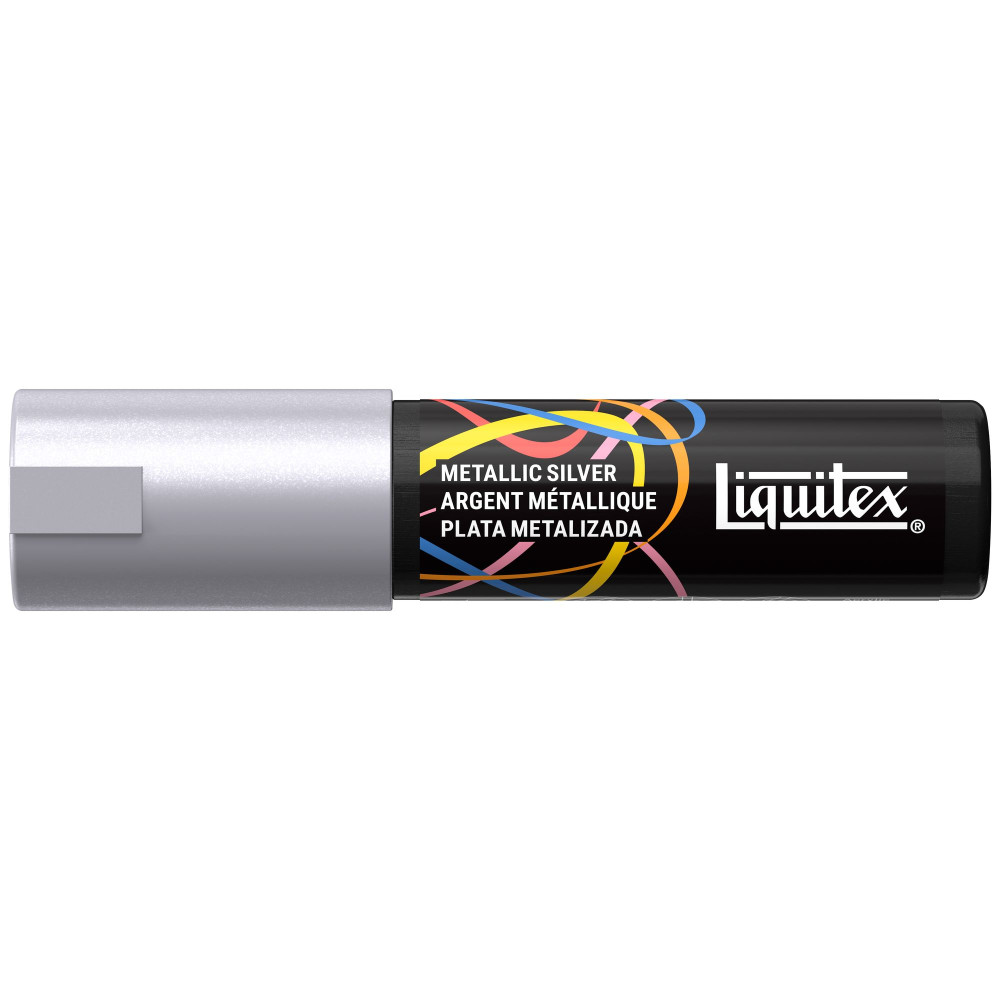 Marker akrylowy - Liquitex - Metallic Silver 8 mm