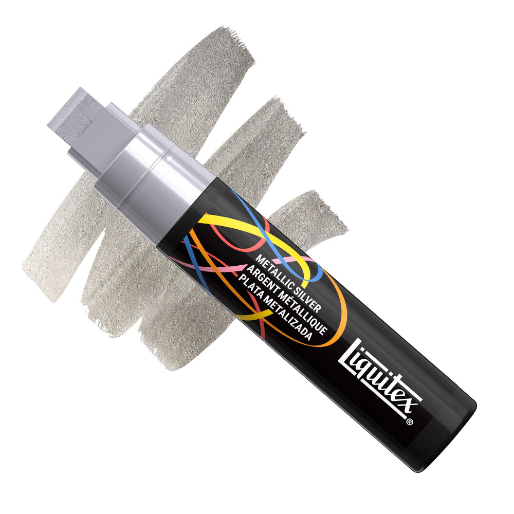 Acrylic Paint Marker – Liquitex – Metallic Silver 15 mm