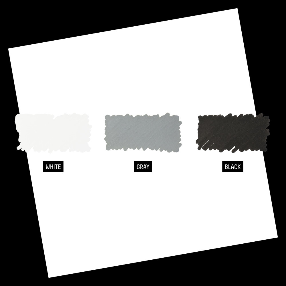 Monochrome Acrylic Paint Marker Set – Liquitex – 3 pcs.