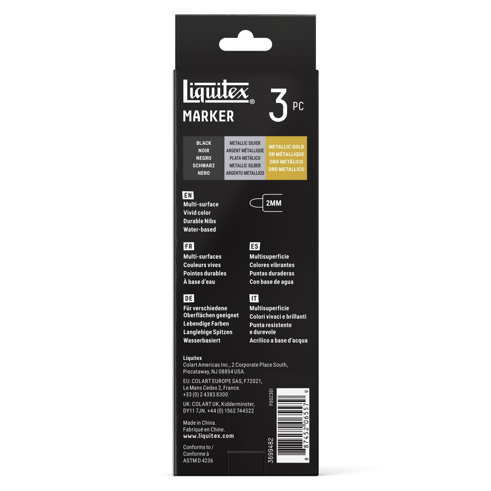 Accent Acrylic Paint Marker Set – Liquitex – 3 pcs.