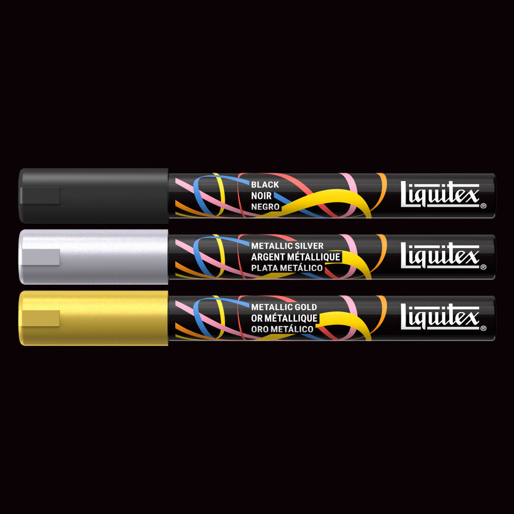 Zestaw markerów akrylowy Accent - Liquitex - 3 szt.