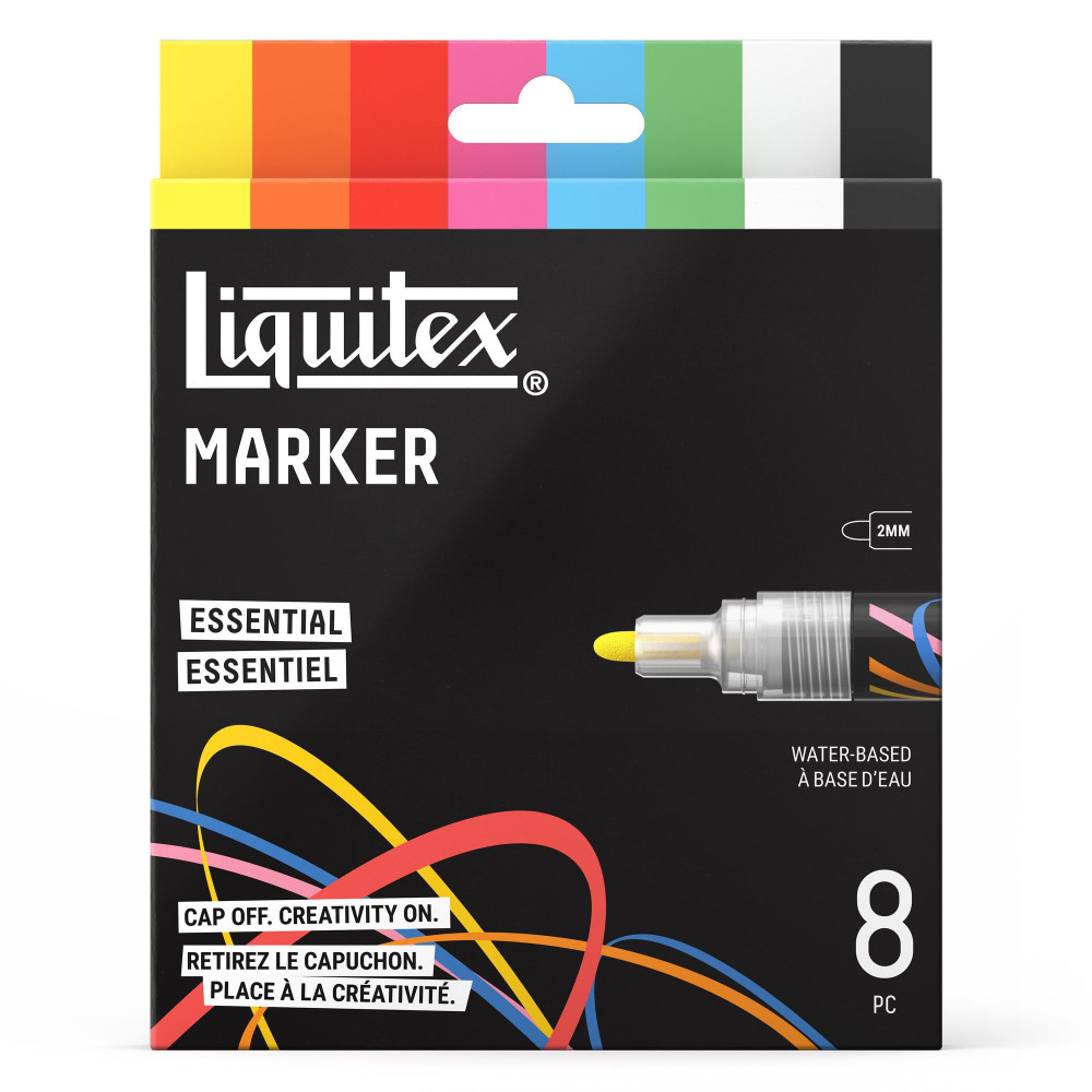 Zestaw markerów akrylowych Essential - Liquitex - 8 szt.