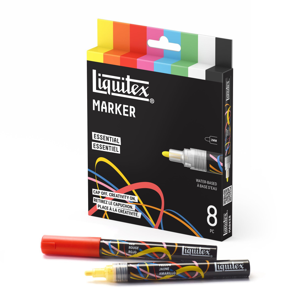 Essential Acrylic Paint Marker Set – Liquitex – 8 pcs.