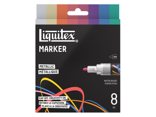 Metallic Acrylic Paint Marker Set – Liquitex – 8 pcs.