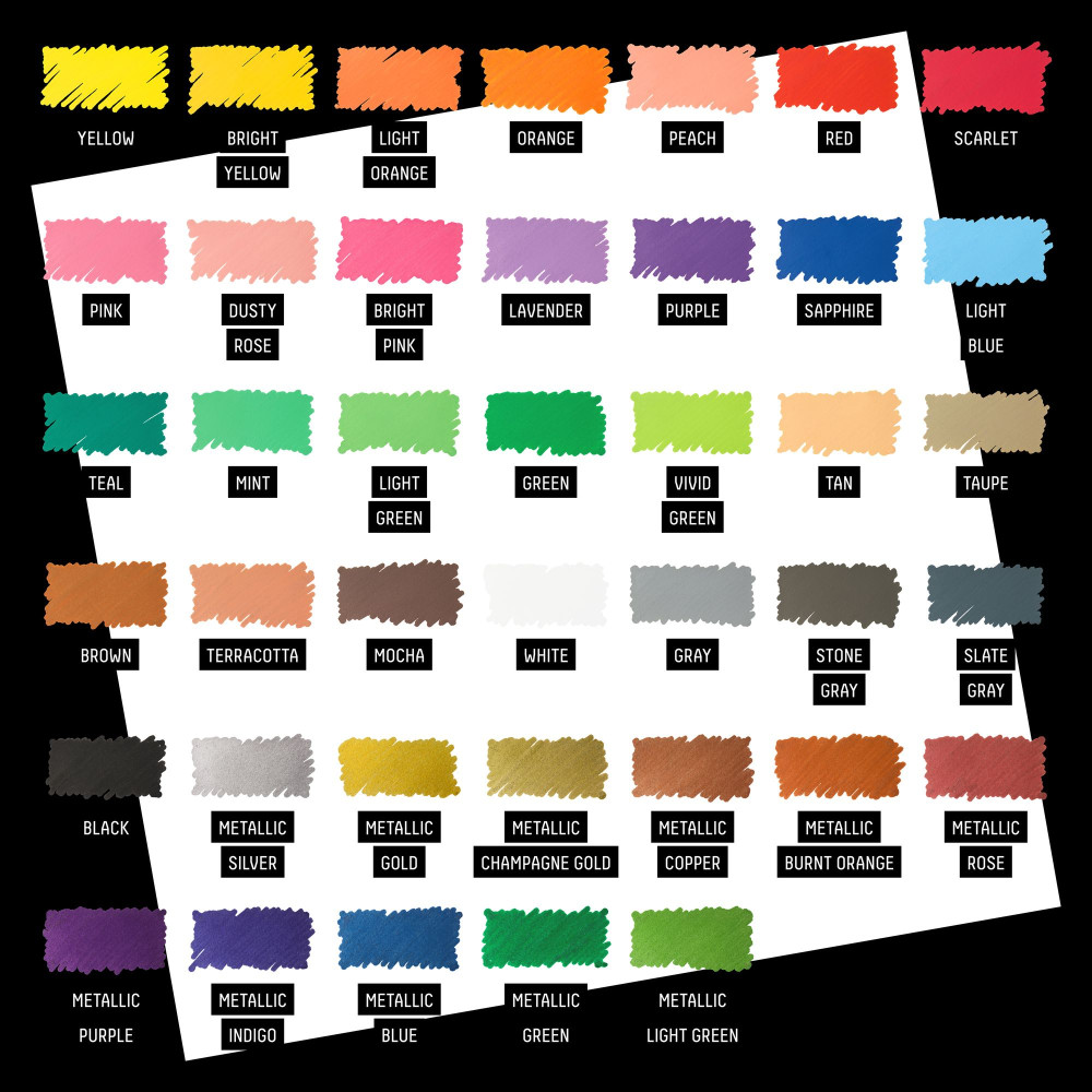 Radical Acrylic Paint Marker Set – Liquitex – 40 pcs.