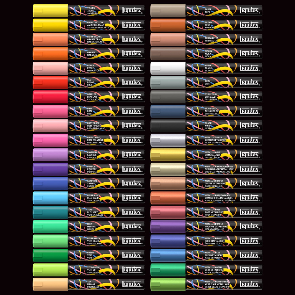 Radical Acrylic Paint Marker Set – Liquitex – 40 pcs.