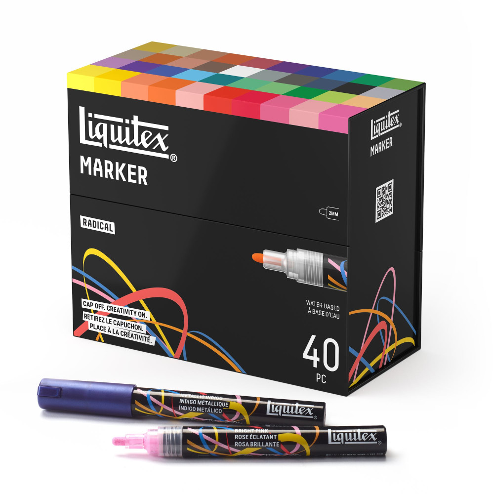 Radical Acrylic Paint Marker Set – Liquitex – 40 pcs.