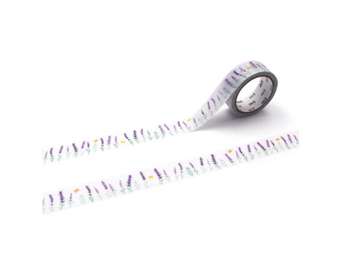 Taśma papierowa washi Maruichikyu Lavender - MT Masking Tape - 5 m