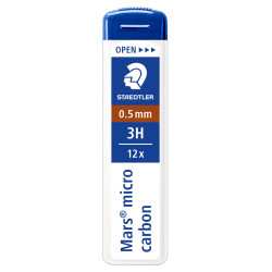 Mechanical Pencil Leads 0.5 mm – Staedtler Mars Micro Carbon – 3H