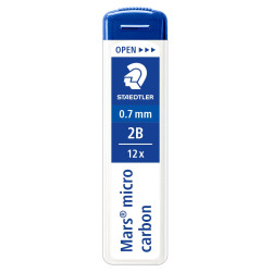 Mechanical Pencil Leads 0.7 mm – Staedtler Mars Micro Carbon – 2B