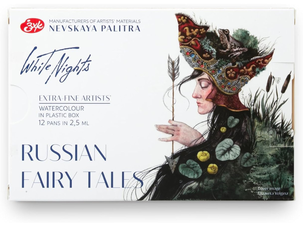 Zestaw farb akwarelowych Russian Fairy Tales - St. Petersburg - 12 kolorów