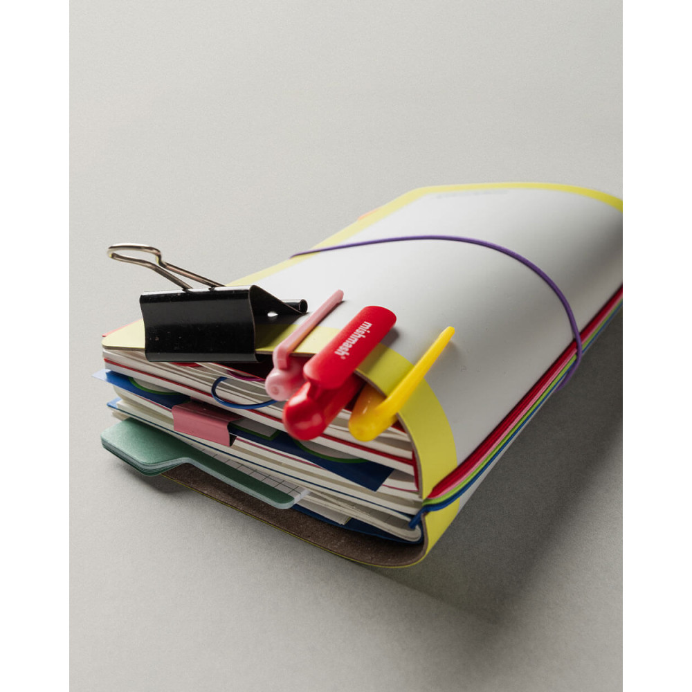 Log Cover for notebook 11.5 × 20 cm - mishmash - Gray