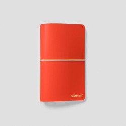 Log Cover for notebook 11.5 × 20 cm - mishmash - Flame Orange