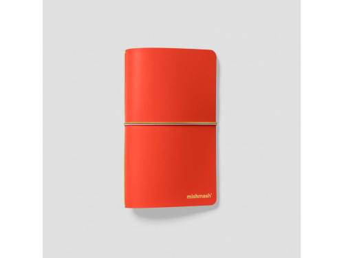 Log Cover for notebook 11.5 × 20 cm - mishmash - Flame Orange