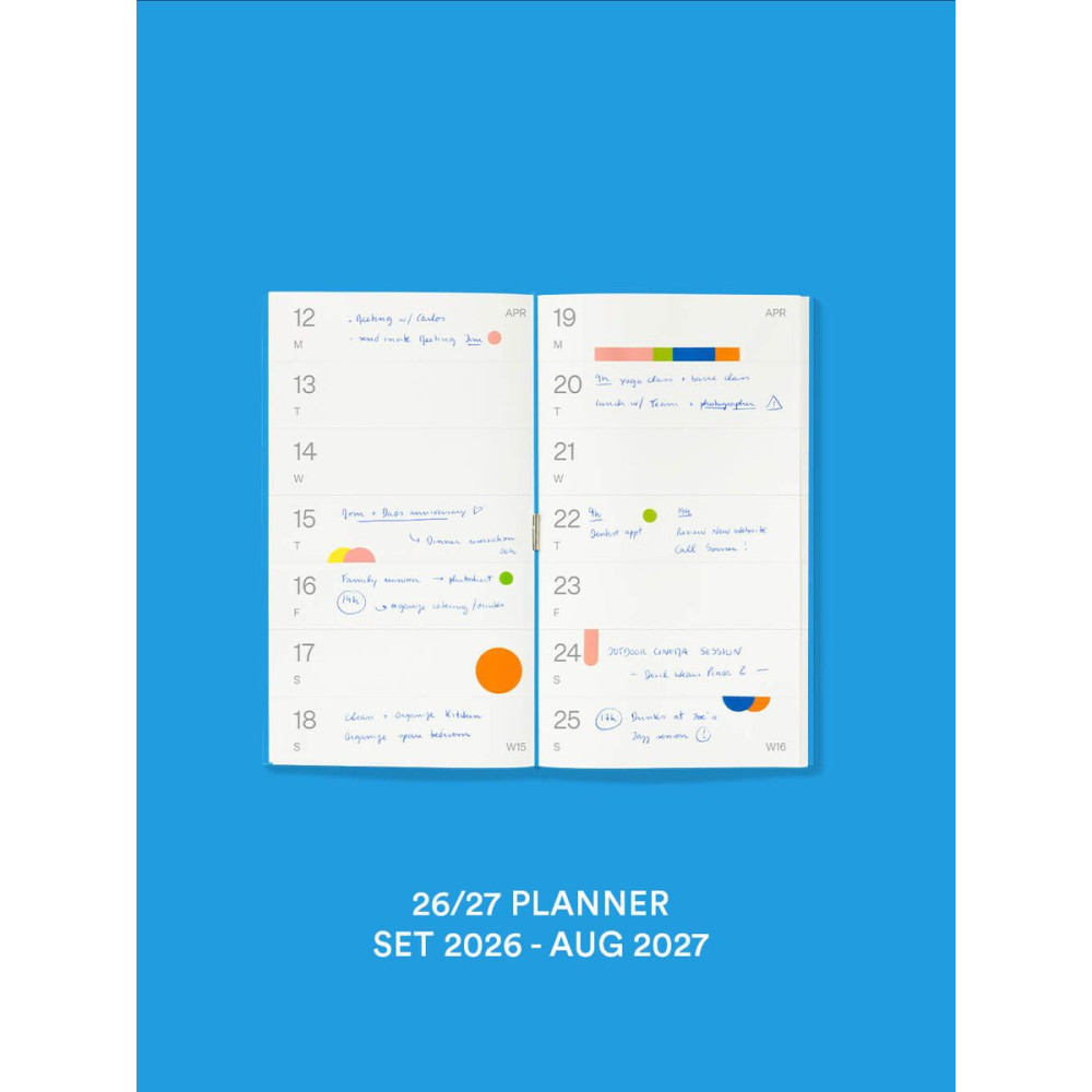 Weekly Planner 2026/2027 - Mishmash - 11.5 × 20 cm