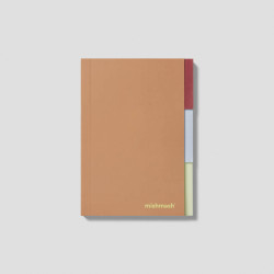 Tabbed Frames Notebook A5 - Mishmash - Mocha
