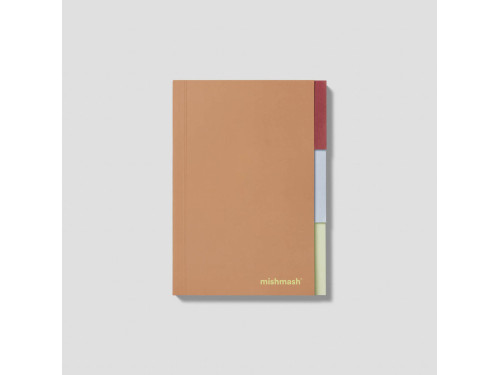Notatnik Tabbed Frames A5 - mishmash - Mocha