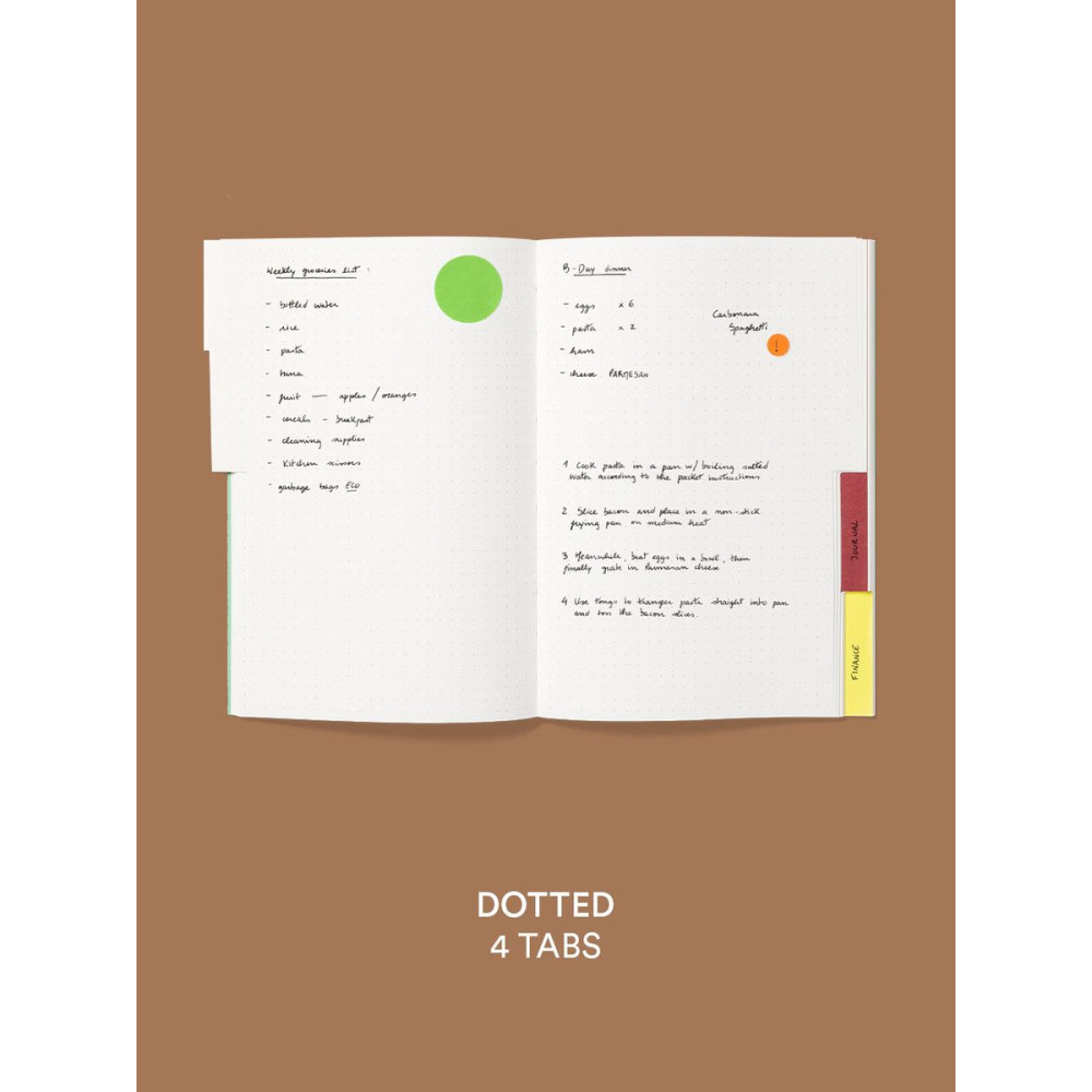 Notatnik Dotted A5 - mishmash - Moss