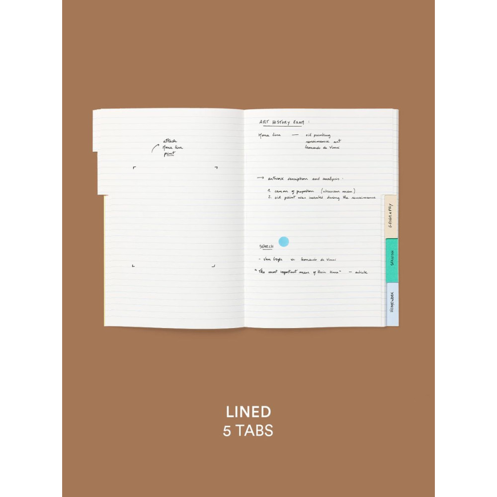 Lined Notebook A5 - Mishmash - Mellow