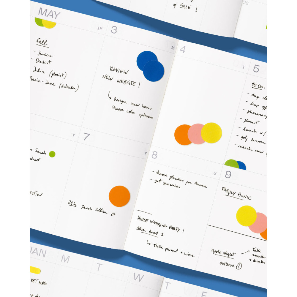 Weekly Planner Frames 2026/2027 - Mishmash - Blue
