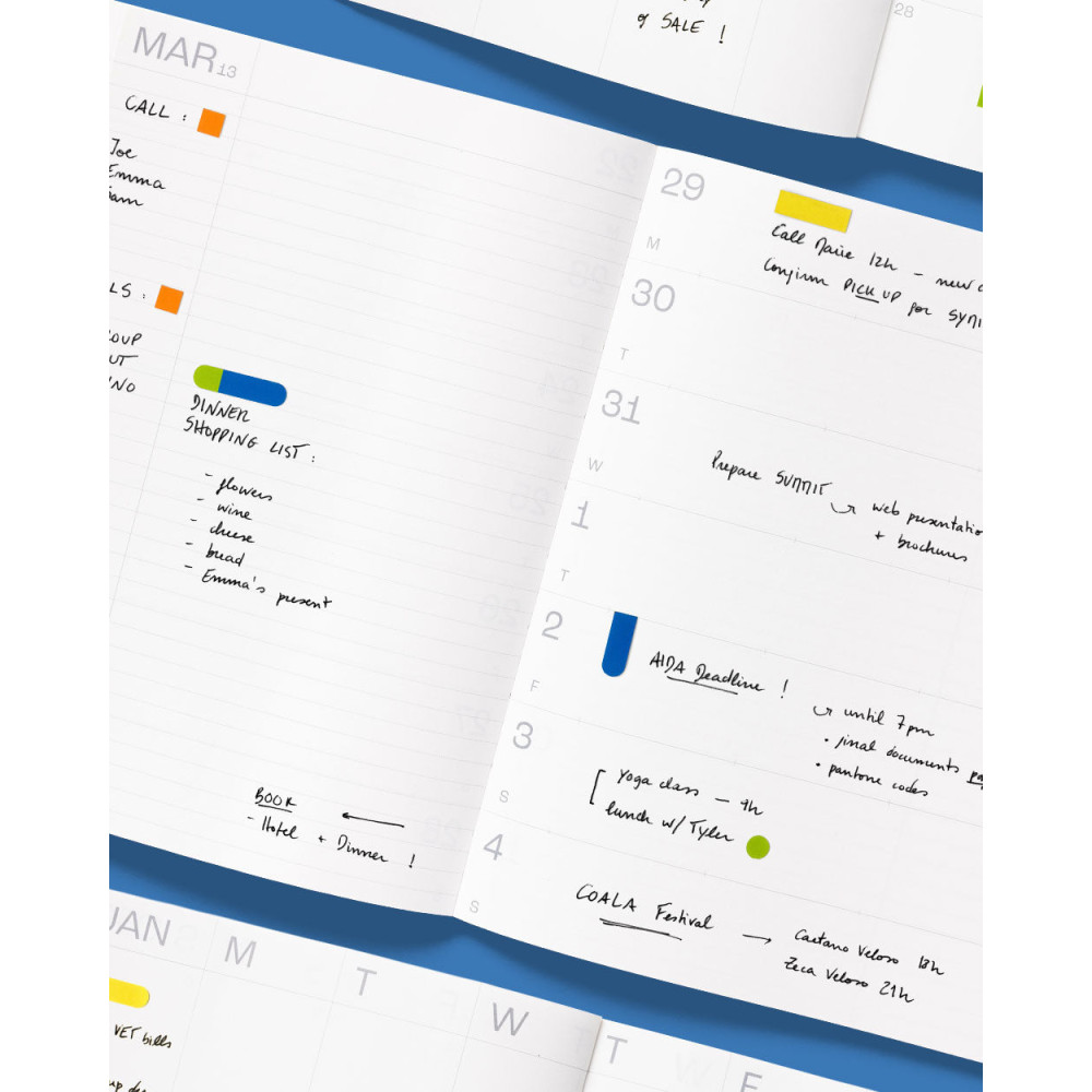 Planer tygodniowy Notes 2026/2027 - mishmash - Lime