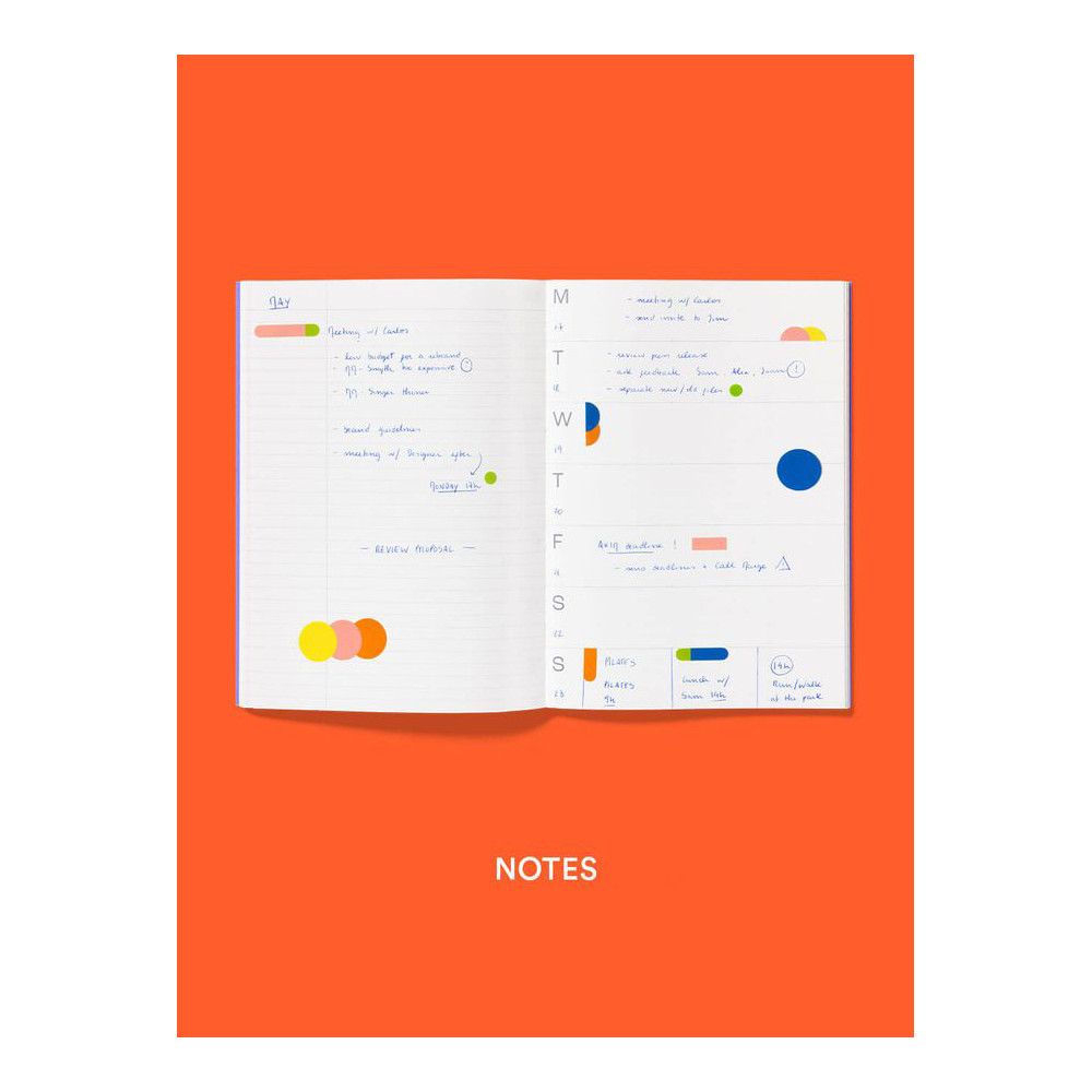 Planner niedatowany Notes A5 - mishmash - Sand
