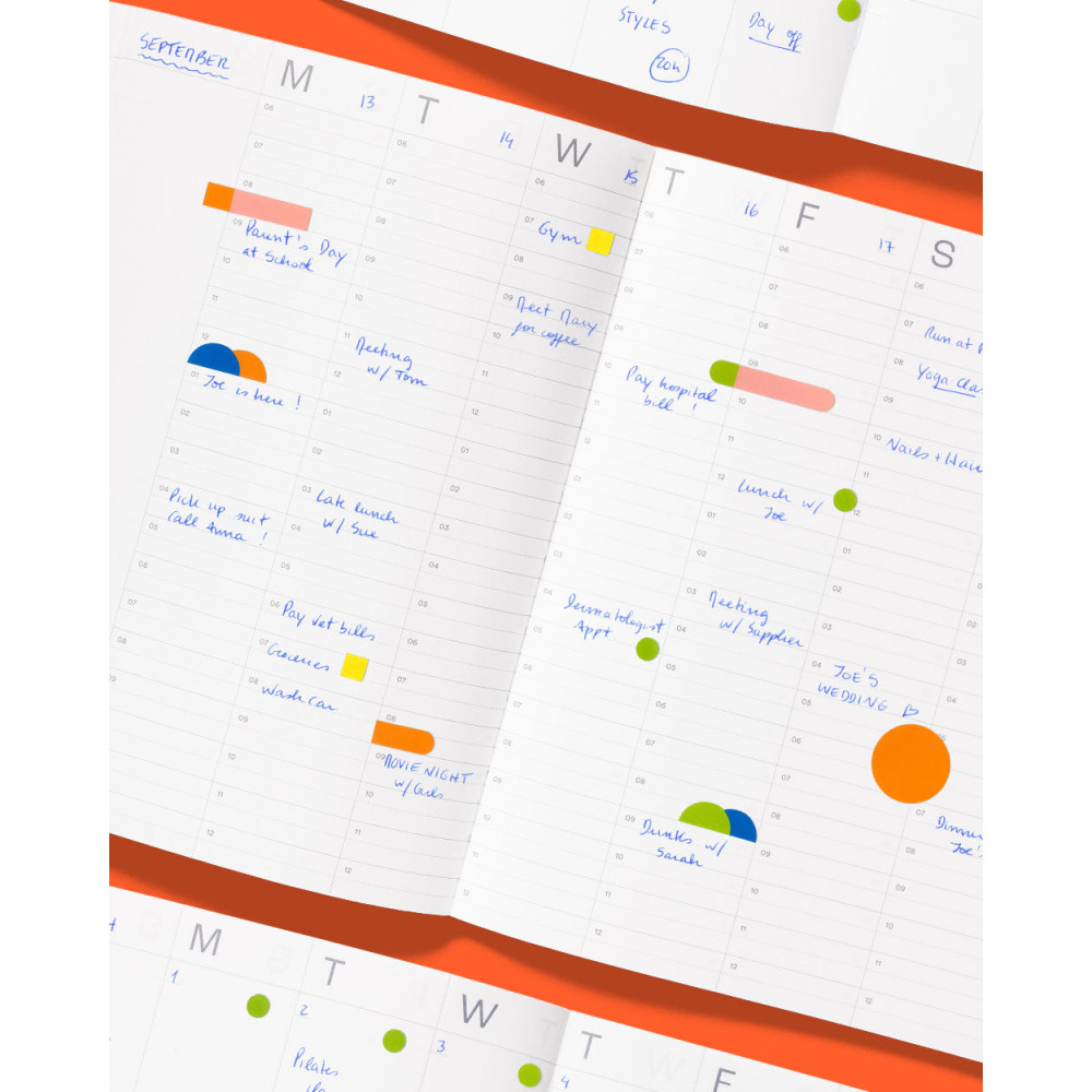 Undated Planner Time-block A5 - Mishmash - Sand