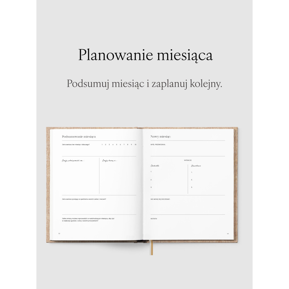 Undated Planner – Jaśnie Plan – Baby Pink