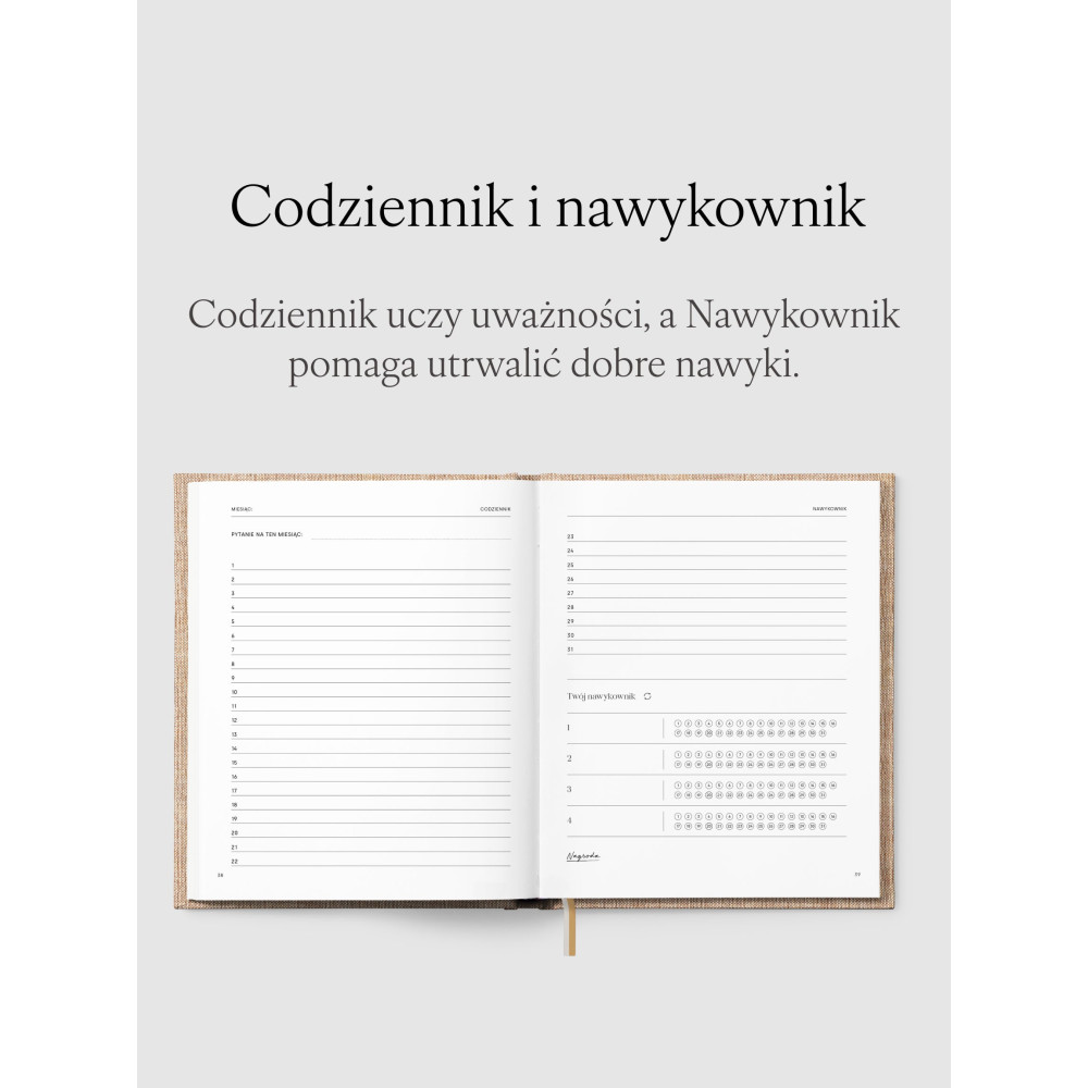 Undated Planner – Jaśnie Plan – Lilac