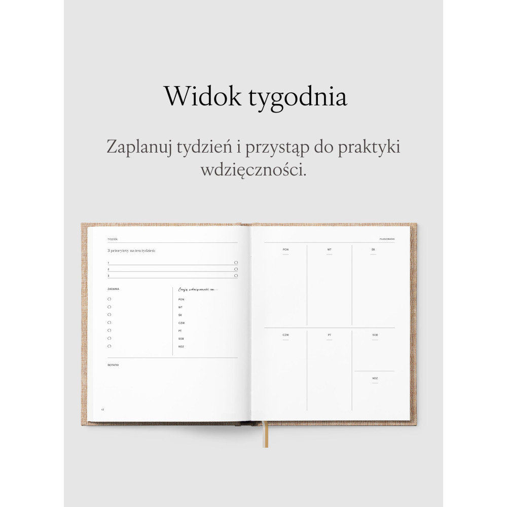 Planer niedatowany - Jaśnie Plan - Lilac