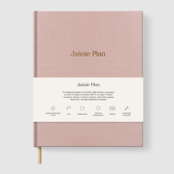 Planer niedatowany - Jaśnie Plan - Baby Pink