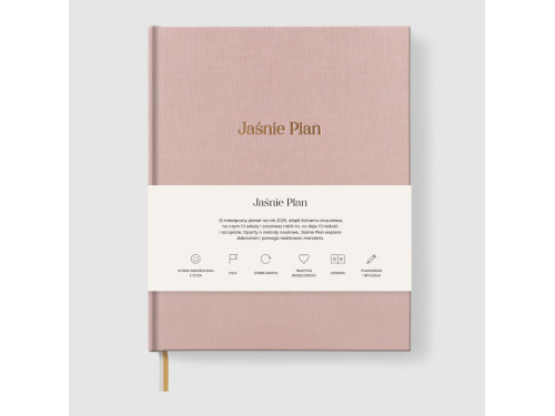 Undated Planner – Jaśnie Plan – Baby Pink