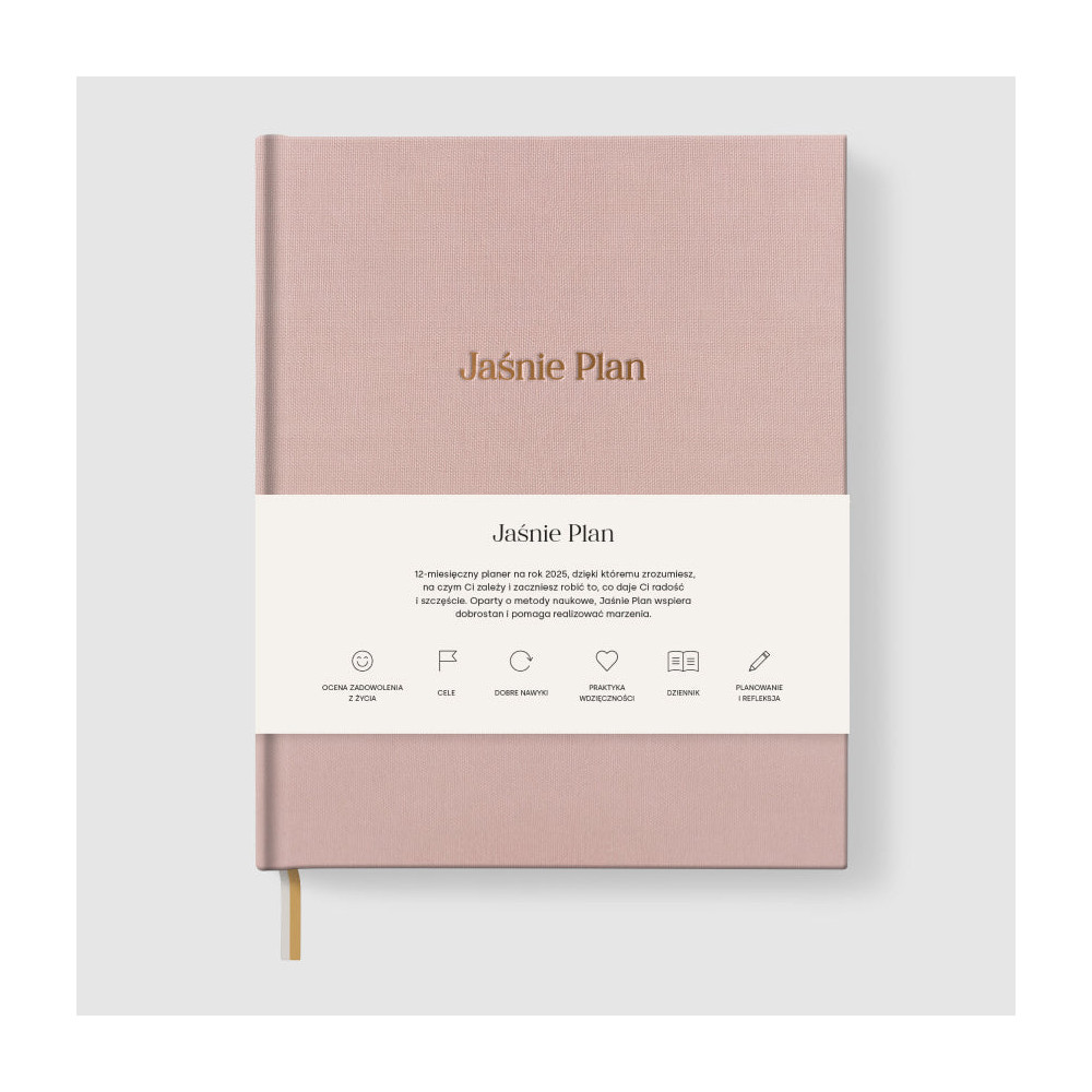 Undated Planner – Jaśnie Plan – Baby Pink