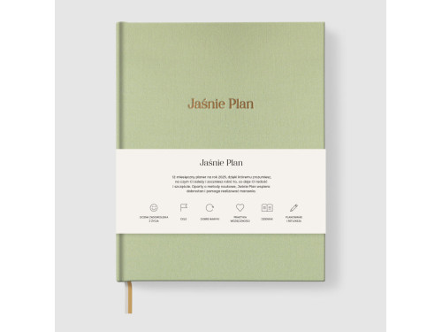 Undated Planner – Jaśnie Plan – Baby Sage
