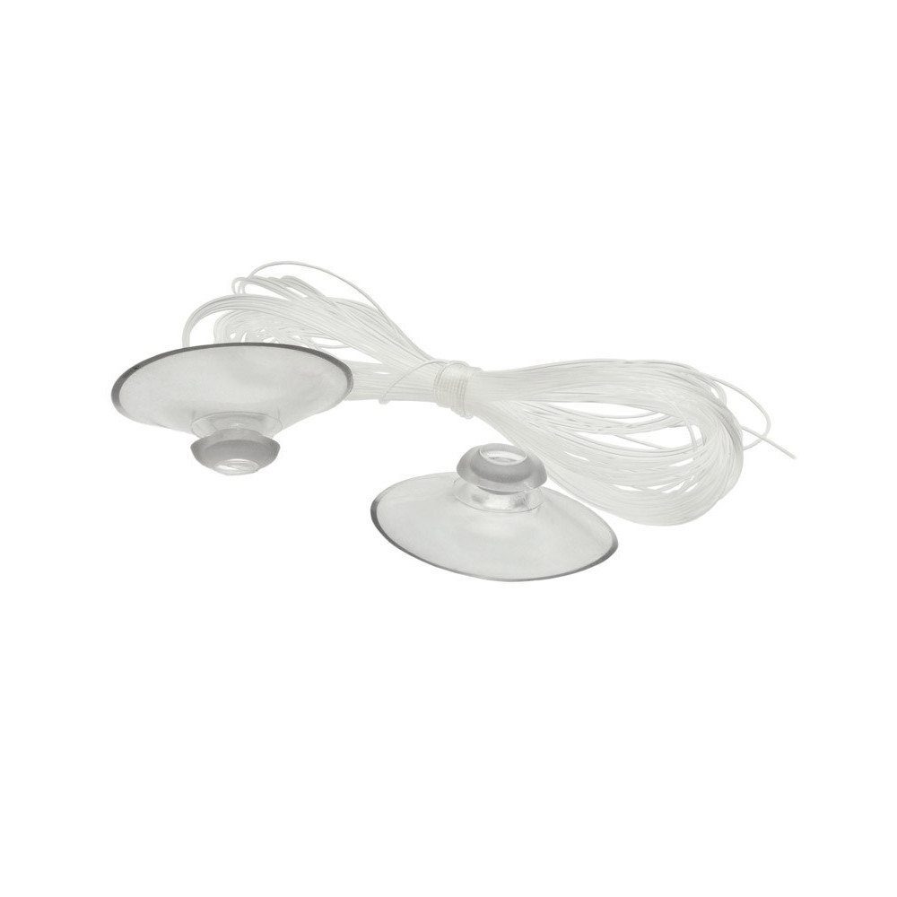 Suction cups with fishing line, 1 pack