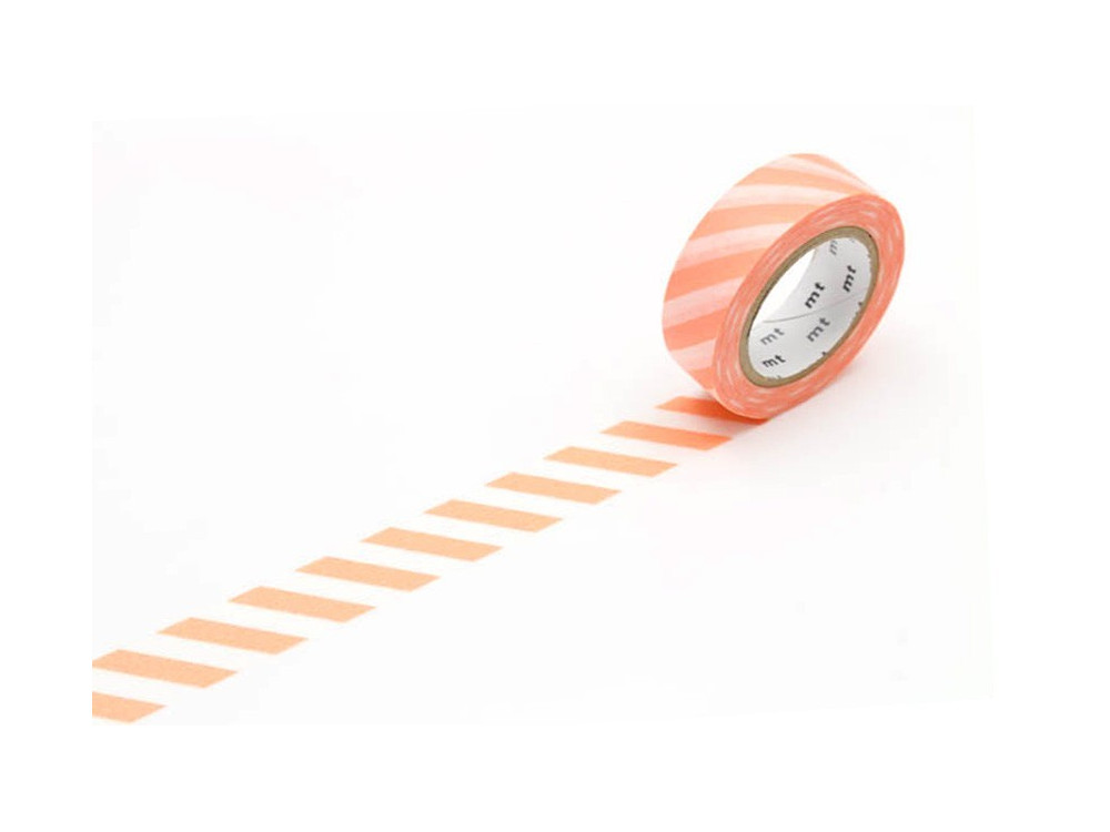 Stripe Salmon Masking Tape - 1 roll