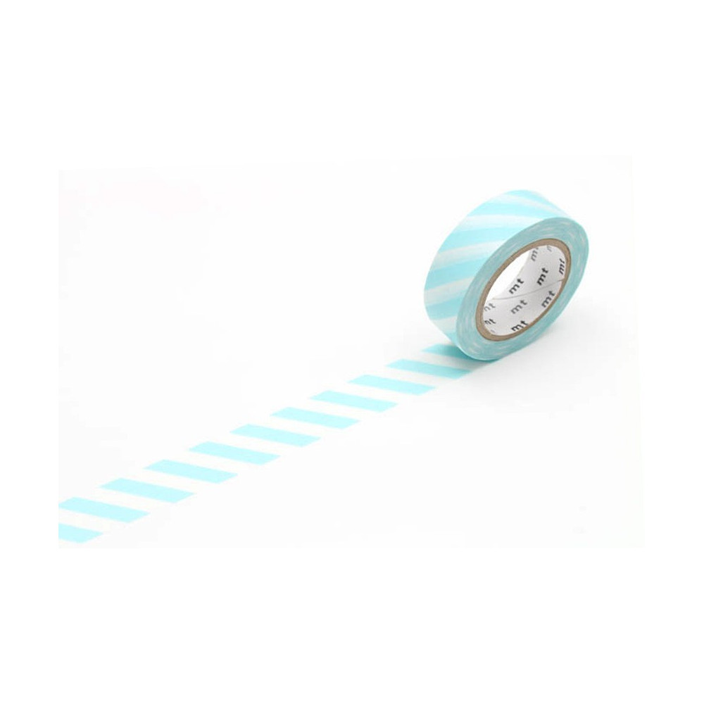 Stripe Mint Blue Masking Tape - 1 roll
