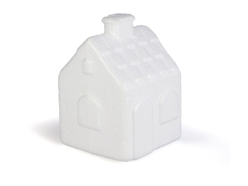 Domek styropianowy - 5 x 5 x 7 cm